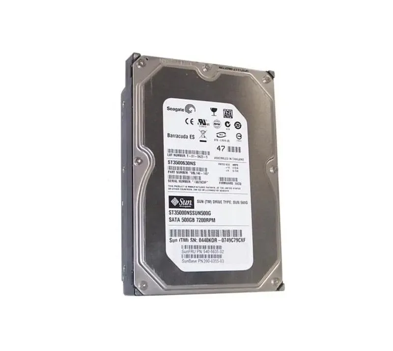 390-0355-03 - Sun 500GB 7200RPM SATA 3Gb/s 16MB Cache 3.5-inch Hard Drive