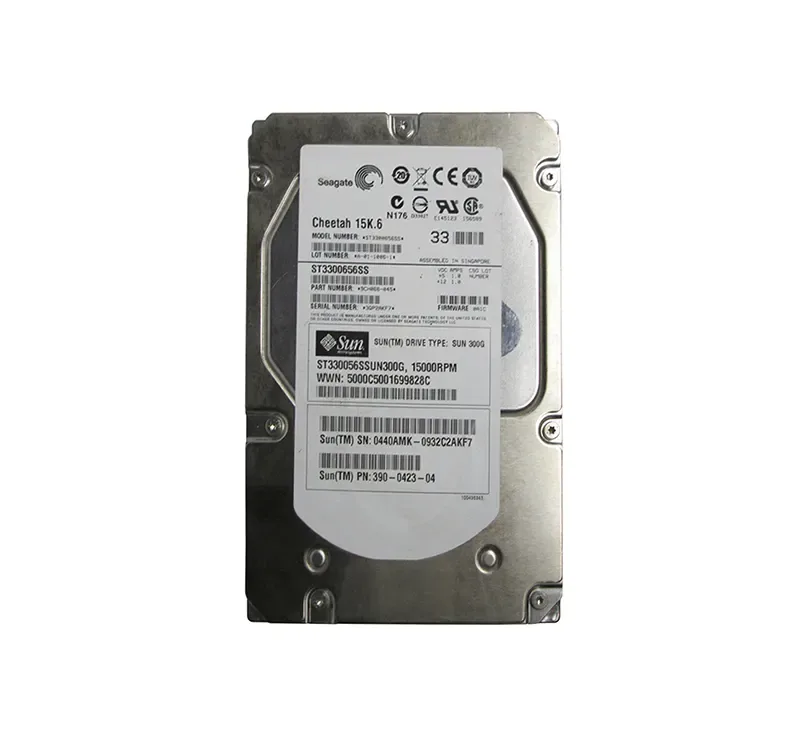 390-0423 - Sun 300GB 15000RPM SAS 3GB/s Hot-Pluggable 16MB Cache 3.5-inch Hard Drive