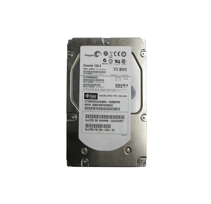 390-0423-02 - Sun 300GB 15000RPM SAS 3GB/s Hot-Pluggable 16MB Cache 3.5-inch Hard Drive