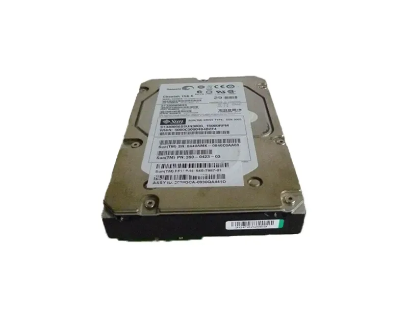 390-0423-03 - Sun 300GB 15000RPM SAS 3Gb/s 3.5-inch Hard Drive