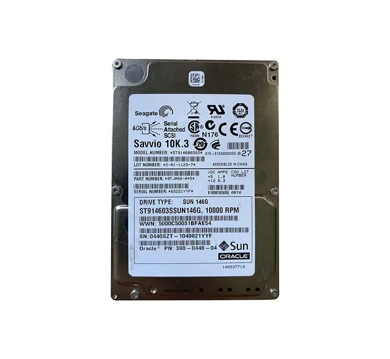 390-0448 - Sun 146GB 10000RPM SAS 3GB/s Hot-Pluggable 2.5-inch Hard Drive