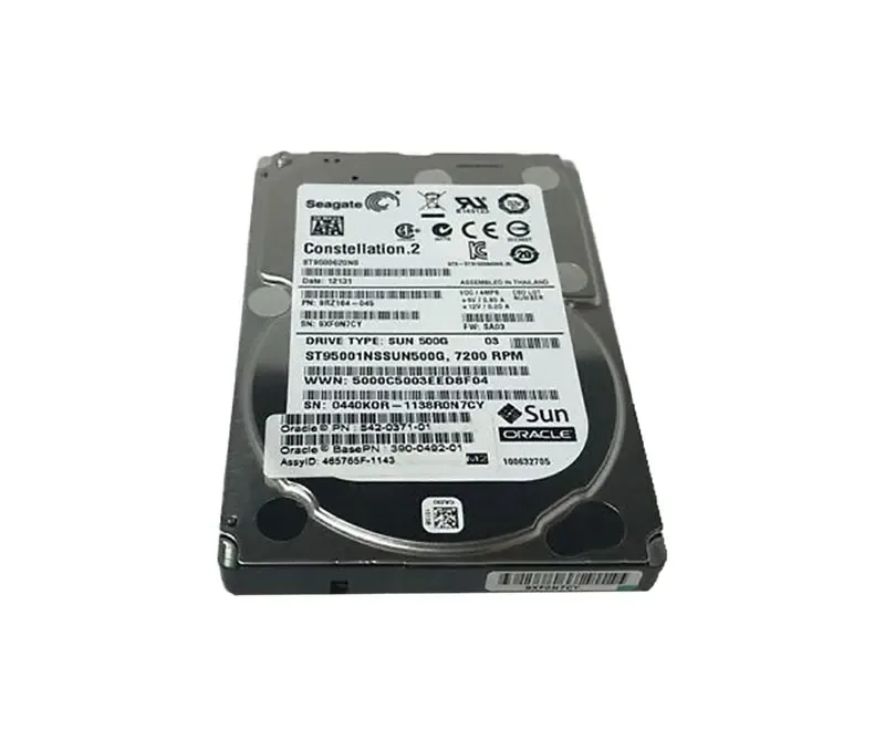 390-0492-01 - Sun 500GB 7200RPM SATA 6Gb/s 64MB Cache 2.5-inch Hard Drive