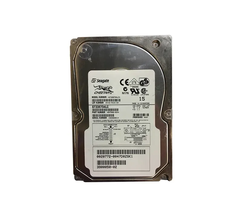 3900050-02 - Sun 36.4GB 10000RPM Ultra-160 SCSI LVD Hot-Pluggable 80-Pin 3.5-inch Hard Drive for Sun Fire and Blade Server