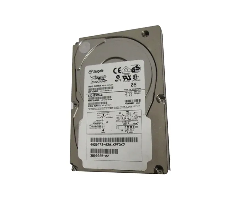 3900085-02 - Sun 18.2GB 10000RPM Ultra-160 SCSI 80-Pin 4MB Cache 3.5-inch Hard Drive