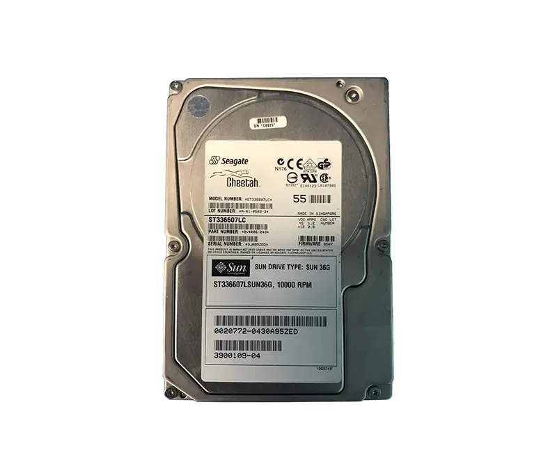 3900109-01 - Sun 36.4GB 10000RPM Ultra-320 SCSI LVD Hot-Pluggable 80-Pin 3.5-inch Hard Drive