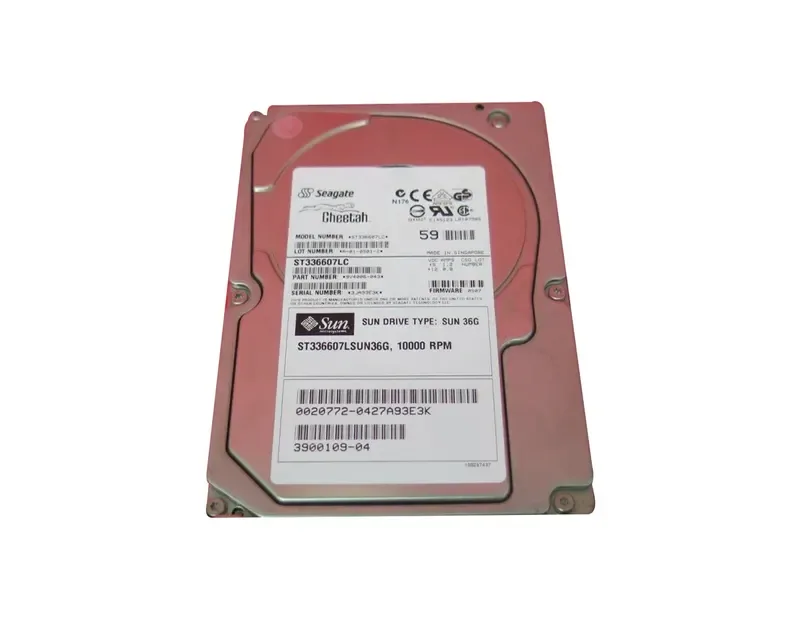 3900109-03 - Sun 36.4GB 10000RPM Ultra-320 SCSI Hot Swap LVD 80-Pin 3.5-inch Hard Drive
