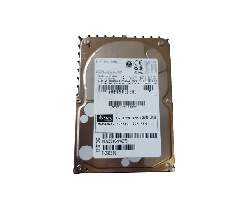 3900156-03 - Sun 36GB 10000RPM Ultra 320 SCSI 3.5-inch Hard Drive