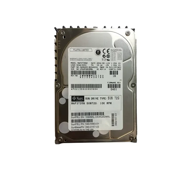 3900157-01 - Sun 73GB 10000RPM Ultra-320 SCSI LVD Hot-Pluggable 80-Pin 3.5-inch Hard Drive