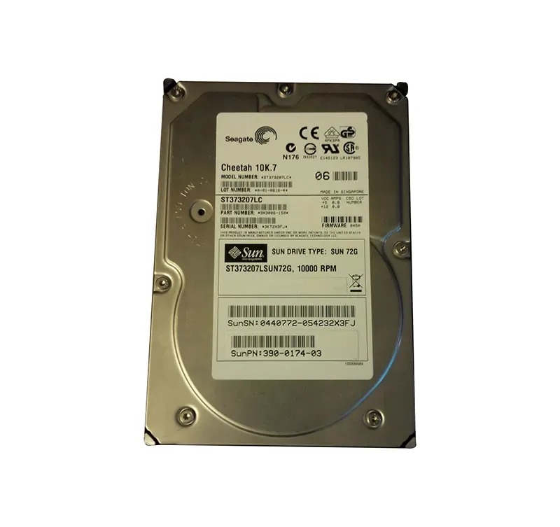 3900174-03 - Sun 73GB 10000RPM Ultra-320 SCSI LVD Hot-Pluggable 80-Pin 3.5-inch Hard Drive