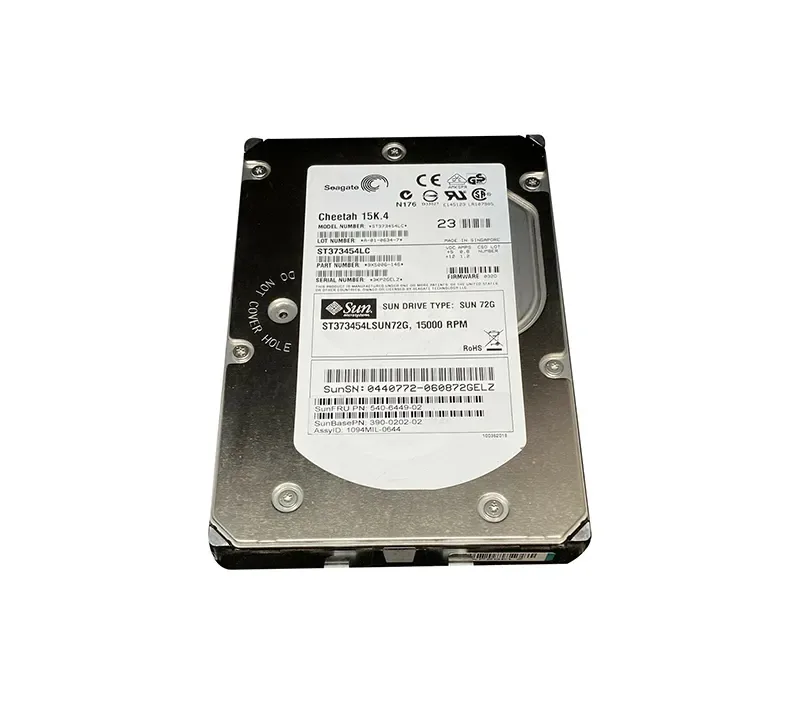 3900202-03 - Sun 73GB 15000RPM Ultra-320 SCSI LVD Hot-Pluggable 80-Pin 3.5-inch Hard Drive