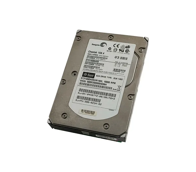 3900234-01 - Sun 146GB 15000RPM SAS 3GB/s Hot-Pluggable 3.5-inch Hard Drive