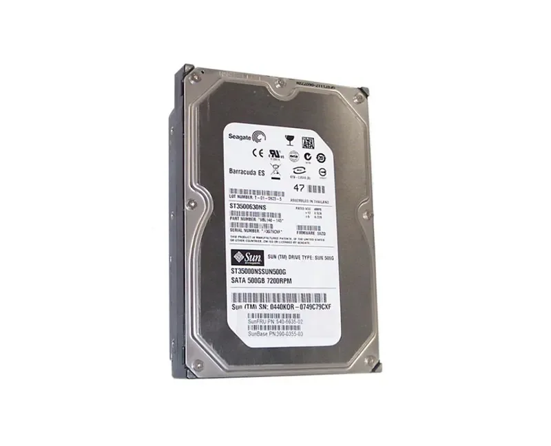 3900355-03 - Sun 500GB 7200RPM SATA 3GB/s NCQ 3.5-inch Hard Drive