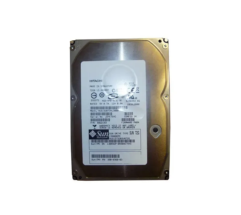 3900360-02 - Sun 73GB 15000RPM Ultra-320 SCSI LVD Hot-Pluggable 80-Pin 3.5-inch Hard Drive