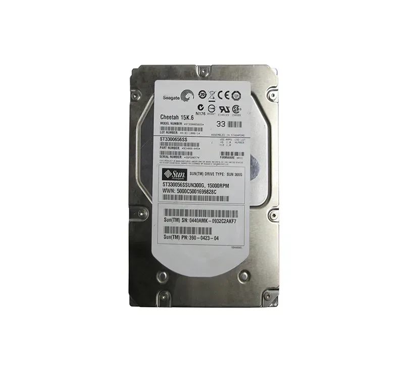 3900423-02 - Sun 300GB 15000RPM SAS 3GB/s Hot-Pluggable 16MB Cache 3.5-inch Hard Drive