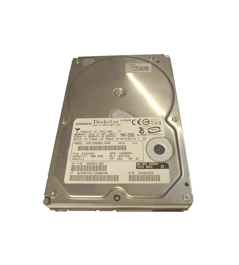 390618-001 - HP 500GB 7200RPM SATA 6Gb/s 3.5-inch Hard Drive