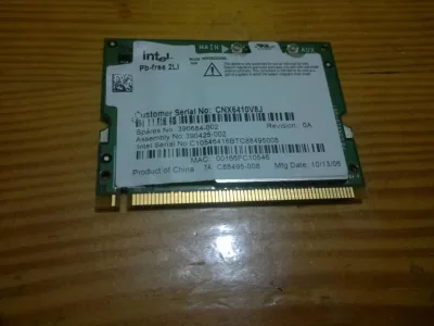 390684-002 - HP Mini PCI IEEE 802.11b/g Notebook Wireless Lan Card Broadcom (Intel Wireless Pro) for Presario B2800/V4000 Series Notebook