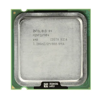 392169-005 - HP 3.2GHz 800MHz FSB 2MB L2 Cache Socket LGA775 Intel Pentium 4 640 1-Core Processor
