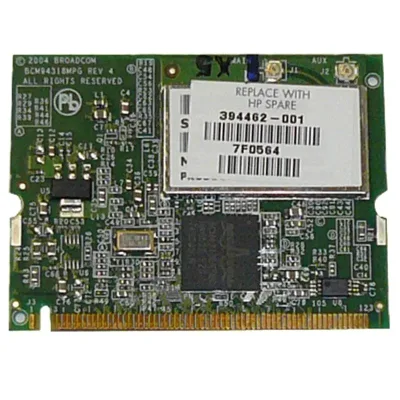 394462-001 - HP Mini PCI 54G 802.11b/g High Speed Wireless Lan (WLAN) Network Interface Card