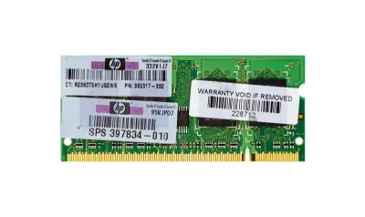 395317-332 - HP 512MB DDR2-667MHz PC2-5300 non-ECC Unbuffered CL5 200-Pin SoDimm 1.8V Memory Module