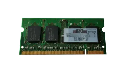 395317-431 - HP 512MB DDR2-667MHz PC2-5300 non-ECC Unbuffered CL5 200-Pin SoDimm 1.8V Memory Module