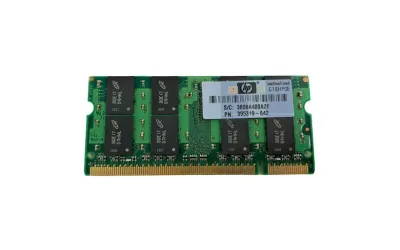 395319-642 - HP 2GB DDR2-667MHz PC2-5300 non-ECC Unbuffered CL5 200-Pin SoDimm 1.8V Memory Module