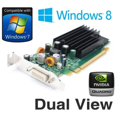 396683-002 - HP Quadro NVS-285 128MB DDR Low Profile PCI-Express Video Graphics Card DVI Port (Dual Head Connector)