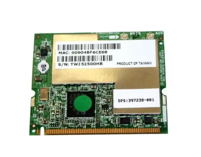 397238-001 - HP Mini PCI 802.11a/b/g Wireless Lan Card (WLAN) Supports Ieee 802.11a/b/g Wireless Standards (volkl Most-of-world)
