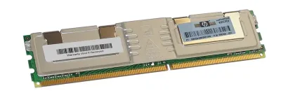 398706-051-3 - HP 1GB DDR2-667MHz PC2-5300 ECC Fully Buffered CL5 240-Pin DIMM Dual Rank Memory Module
