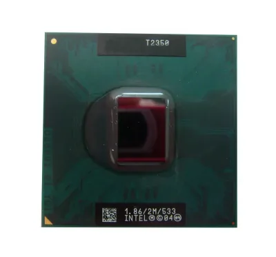 399180-008 - HP 1.86GHz 533MHz FSB 2MB L2 Cache Socket PPGA478 Intel Core Duo T2350 Dual Core Processor