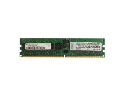 39M5820 - IBM 512MB DDR2-400MHz PC2-3200 ECC Registered CL3 240-Pin DIMM Single Rank Memory Module