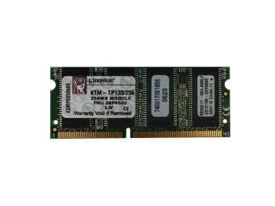 39P4502 - IBM 256MB 133MHz PC133 non-ECC Unbuffered CL3 144-Pin SoDimm Memory Module