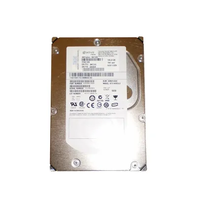 39R7318 IBM 146GB 15000RPM Ultra-320 SCSI 80-Pin 3.5-inch Hot-Pluggable Hard Drive with Tray