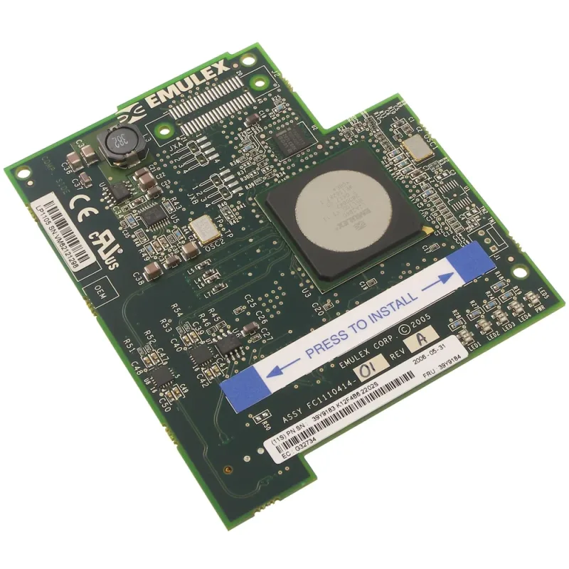 39Y9184 - IBM 4GB Dual Port Fibre Channel Expansion Card by Emulex for BladeCenter