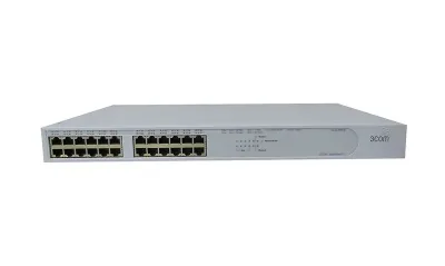 3C17206-UK - 3Com SuperStack 3 4400 SE Switch 24 x 10/100Base-TX LAN 2 x Expansion Slot(s) Stackable Ethernet Switch