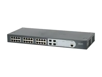 3CBLSG24PWR - HP / 3Com Baseline 2924 24 x Port 1000Base-T + 4 x SFP 1000Base-T Network Switch