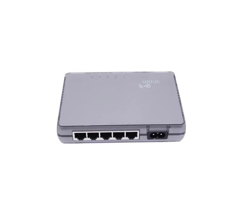 3CFSU05 - 3Com 5-Port 10/100Mbps Auto Speed Sensing Fast Ethernet Switch