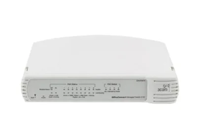 3CR16709-91-ME - 3Com OfficeConnect 9 FX Managed Ethernet Switch 8 x 10/100Base-TX LAN, 1 x 100Base-FX Uplink 1 x SFP Managed Ethernet Switch