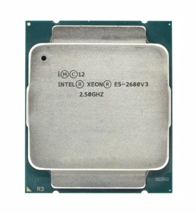 3FYF3 - Dell 2.50GHz 9.6GT/s QPI 30MB SmartCache Socket FCLGA2011-3 Intel Xeon E5-2680 v3 12 Core Processor