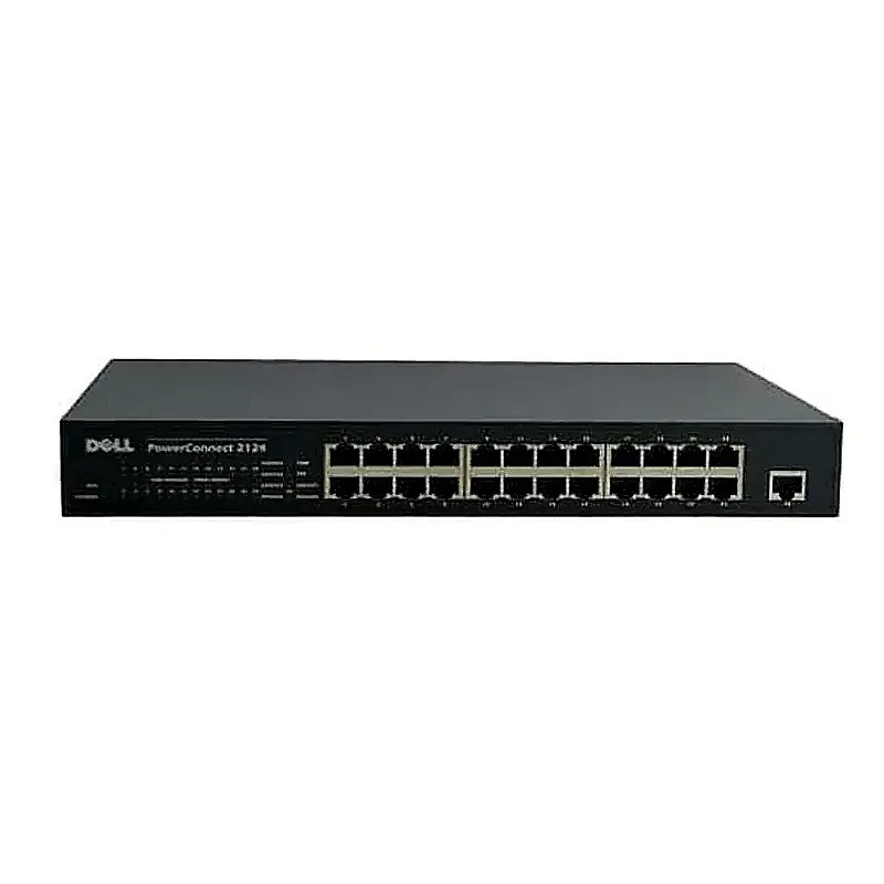 Dell 3N347 Dell 03N347 / 3N347 PowerConnect 2124 24 x Ports 10/100Base-TX + 1 x Port 10/100/1000Base-T 1U Rack-mountable Fast Ethernet Network Switch. In Stock