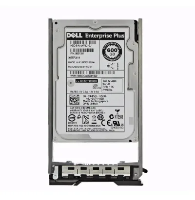 3WRV9 - Dell 600GB 15000RPM SAS 12Gb/s 2.5-inch Hot-Pluggable Hard Drive with Tray for Server