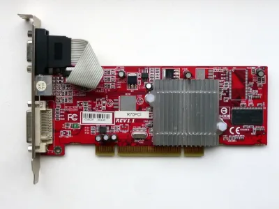 3X905 - Dell ATI Radeon 7000 VE 32MB DVI AGP DDR Graphics Card