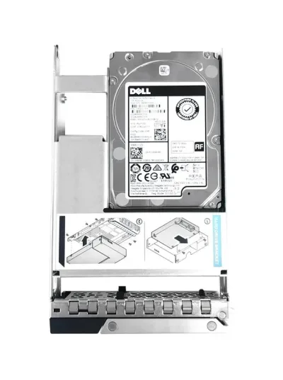 400-AUTN - Dell 1.2TB 10000RPM Self-Encrypting SAS 12Gb/s 512n 2.5-inch Hot-Pluggable with 3.5-inch Hybrid Carrier
