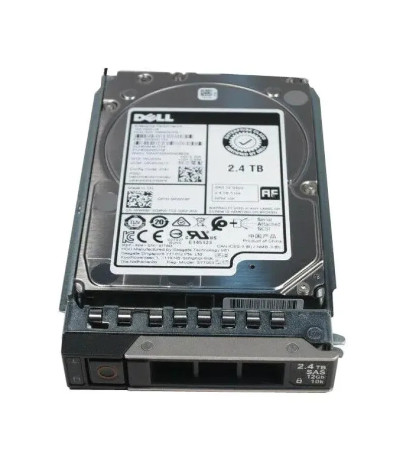 400-AUYZ - Dell 2.4TB 10000RPM SAS 12Gb/s 512e TurboBoost Enhanced Cache Hot-Pluggable 2.5-inch Hard Drive
