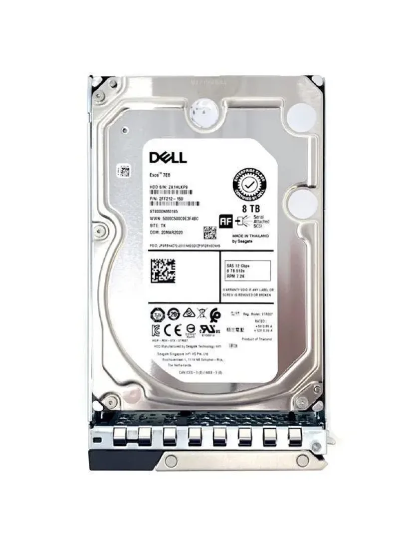 400-AXFD - Dell 8TB 7200RPM SAS 12Gb/s Hot-Pluggable 3.5-inch Hard Drive