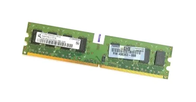 406363-888 - HP 2GB DDR2-667MHz PC2-5300 non-ECC Unbuffered CL5 240-Pin DIMM 1.8V Memory Module