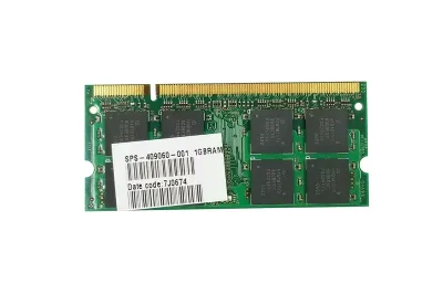 409060-001 - HP 1GB DDR2-667MHz PC2-5300 non-ECC Unbuffered CL5 200-Pin SoDimm 1.8V Memory Module