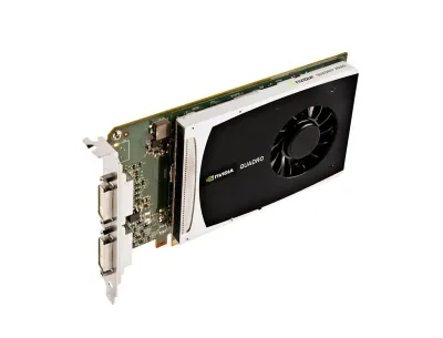 40GDJ - Dell Nvidia Quadro 2000D 1GB GDDR5 PCI Express 2 Dual DVI Video Graphics Card