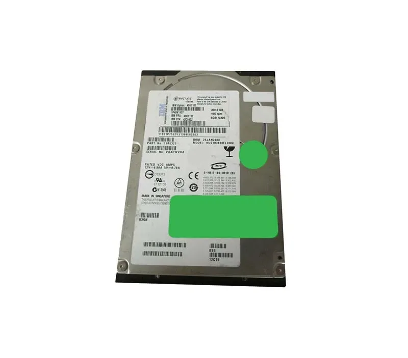 40K1111 - IBM 300GB 10000RPM 3.5-inch Ultra-320 SCSI Hot Swapable Hard Drive with Tray