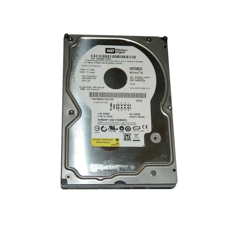 40Y9036 - IBM Lenovo 250GB 7200RPM SATA 3GB/s 3.5-inch Hard Disk Drive