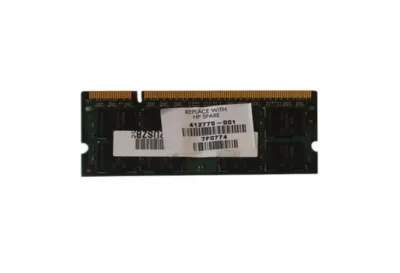 412770-001 - HP 1GB DDR2-667MHz PC2-5300 non-ECC Unbuffered CL5 200-Pin SoDimm 1.8V Memory Module